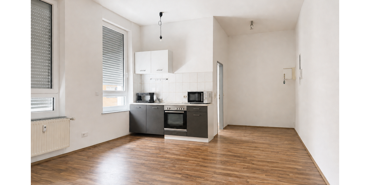 Etagenwohnung Krefeld Cracau - 2 Zimmer, 56 m&sup2;, 525&euro; | Angebot:27230802