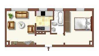 Etagenwohnung Duisburg Huckingen - 2 Zimmer, 41 m&sup2;, 409&euro; | Angebot:27286448
